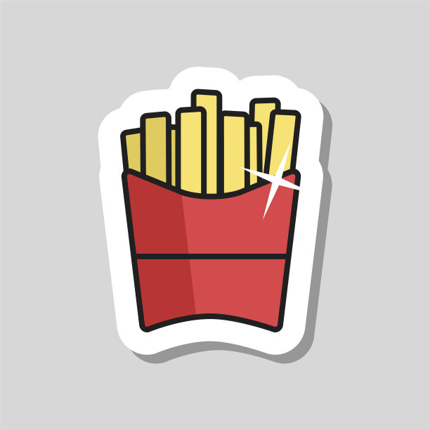 炸薯条是快餐的标志图片下载