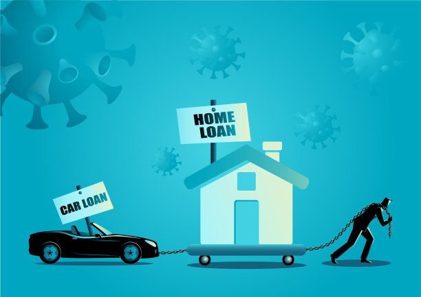 2019冠状病毒病大流行带来的财务问题图片下载