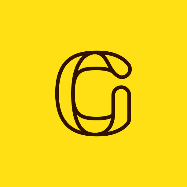 首字母现代线字母组合和优雅的标志。图片下载