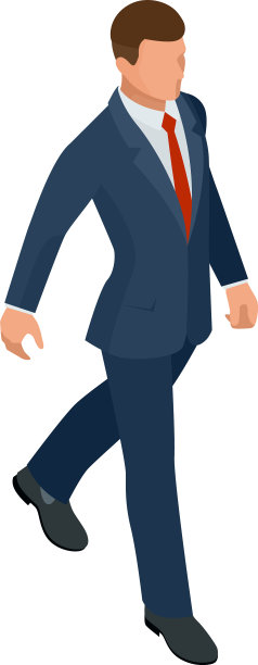 等距商人孤立在写创造图片下载