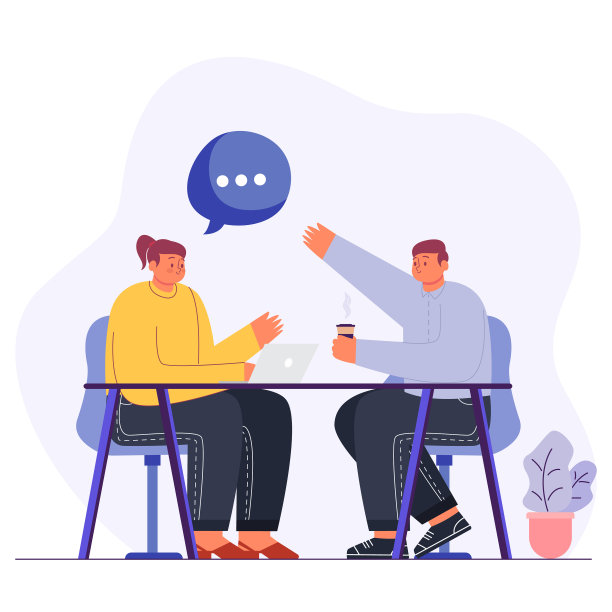 和女性员工一起工作图片下载