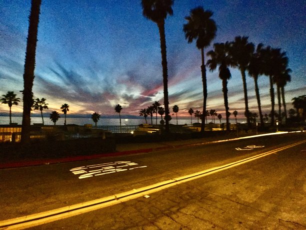 海边日落之后图片下载