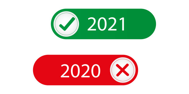 把图标从糟糕的旧年切换到美好的新一年。简单的矢量插图在白色背景。图片下载