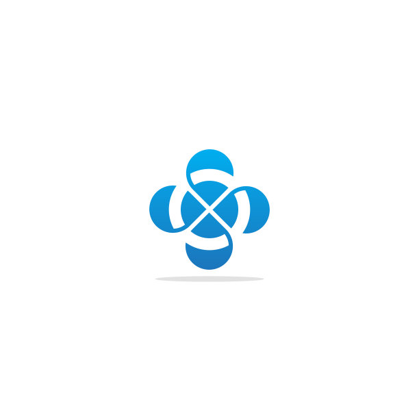 圆圆抽象技术标志图片下载