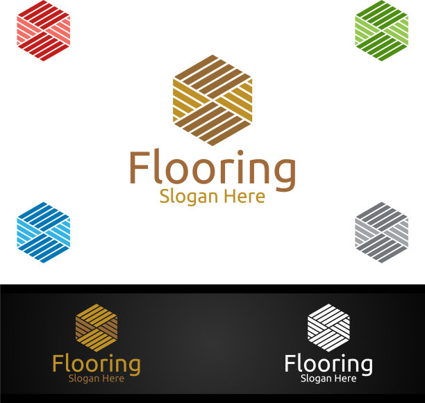 镶木地板或乙烯基地板标志图片下载