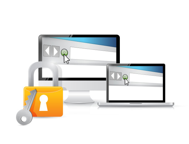 浏览器连接保护概念图片下载