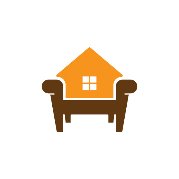 房子椅子家居家具室内装饰标志图片下载