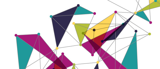 线点连接三角技术图片下载