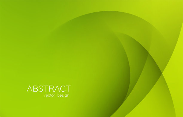 抽象绿色彩色矢量背景，颜色平滑阴影3d波设计宣传册，网站，传单。图片下载