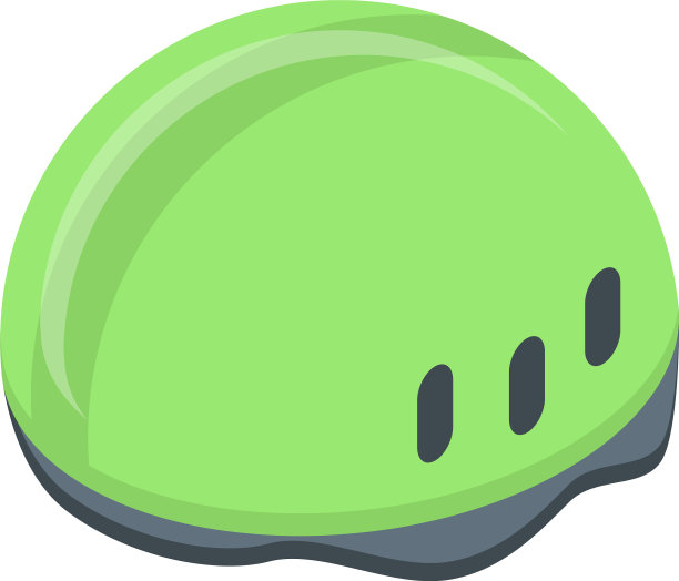 登山者头盔图标等距风格图片下载