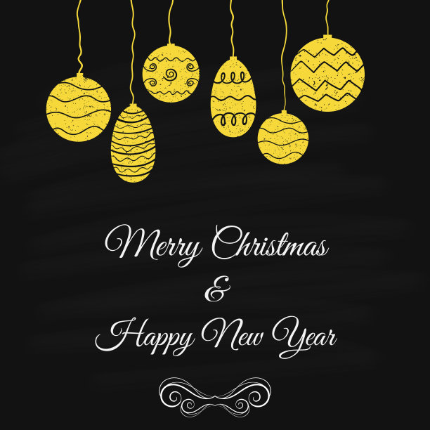 圣诞卡和新年贺卡图片下载