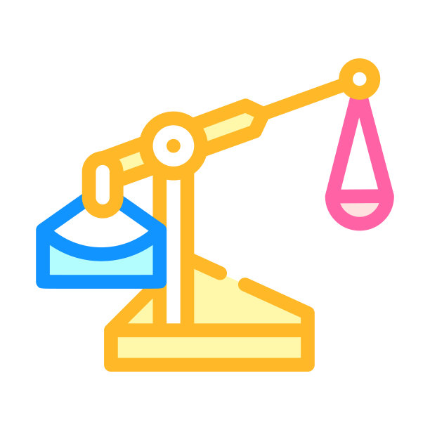 投石机复古武器颜色图标矢量插图图片下载