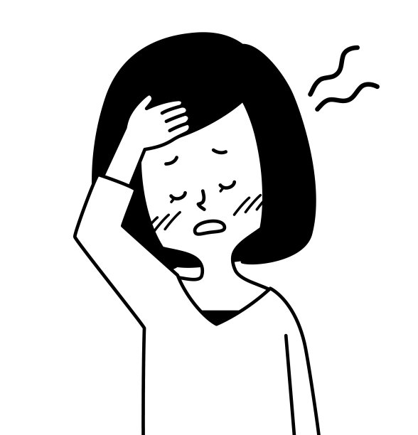 女人发烧图片下载