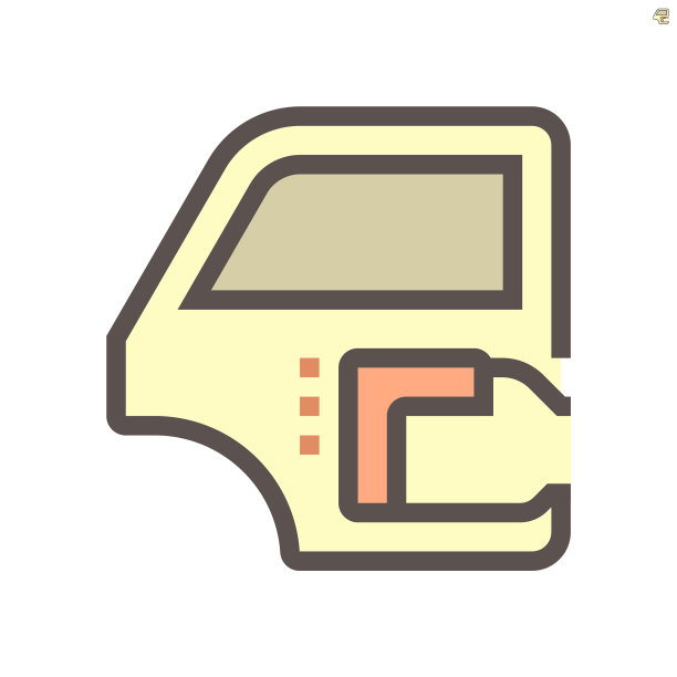 汽车颜色和涂层修复工作图标设计图片下载