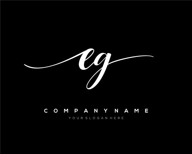 如首字母手写标志手绘图片下载