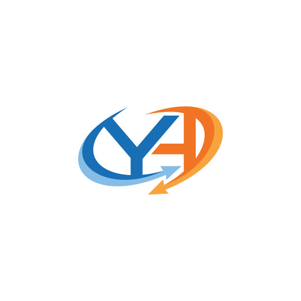 首字母 YH 或 HY Logo 设计模板图片下载