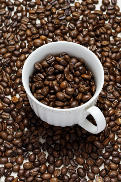 咖啡与杯子的背景图片下载