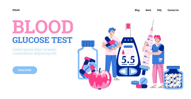 登陆页面模板与医生使血糖测试糖尿病疾病图片下载