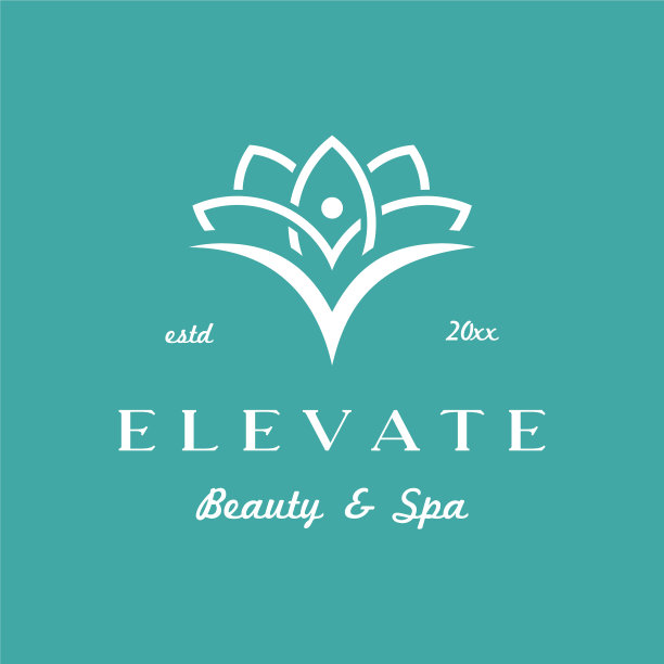 提升莲花水疗标志图片下载