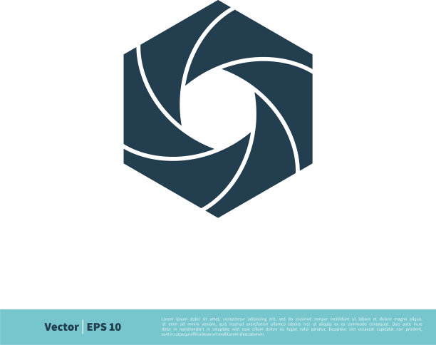 快门镜头摄影图标标志模板图片下载