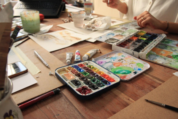 水彩车间图片下载