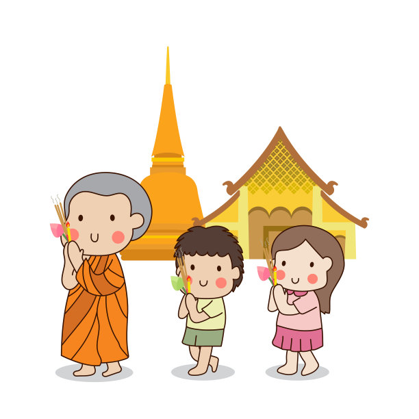 佛教徒手持点燃的蜡烛行走图片下载