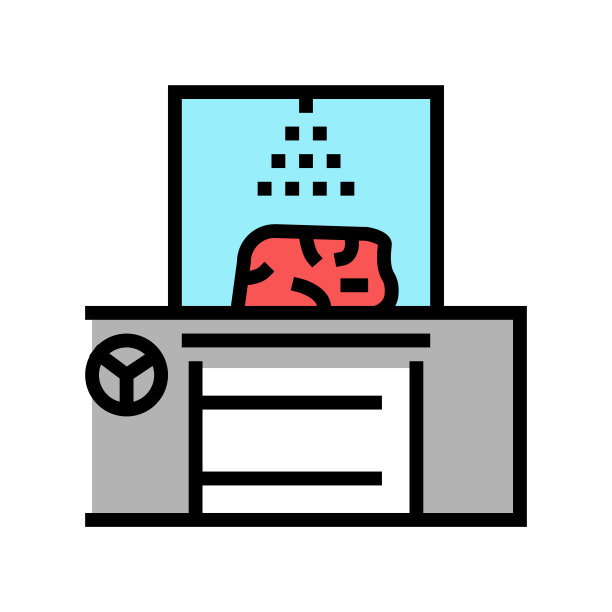 加湿系统肉色图标矢量插图图片下载