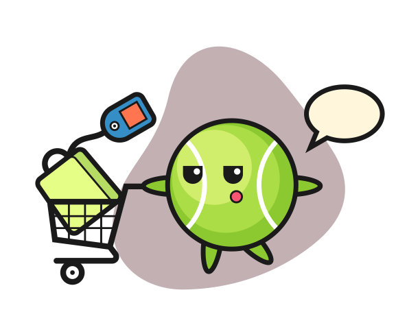 用购物车打网球图片下载