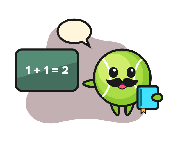 网球卡通教师图片下载