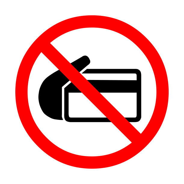 没有信用卡标志图片下载