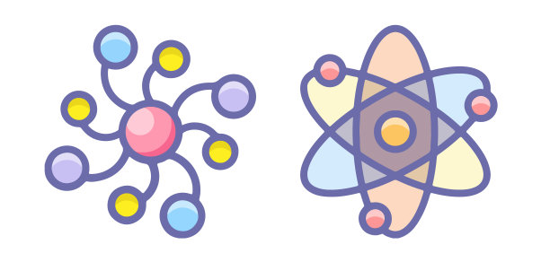 平面插图图标-原子能源科学图片下载