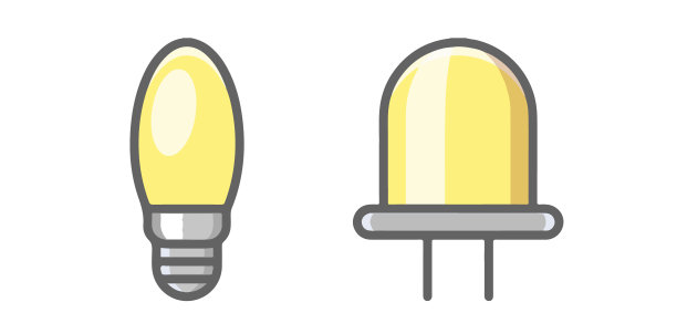 灯灯泡图标符号插图在平坦和现代风格可为您的设计图片下载