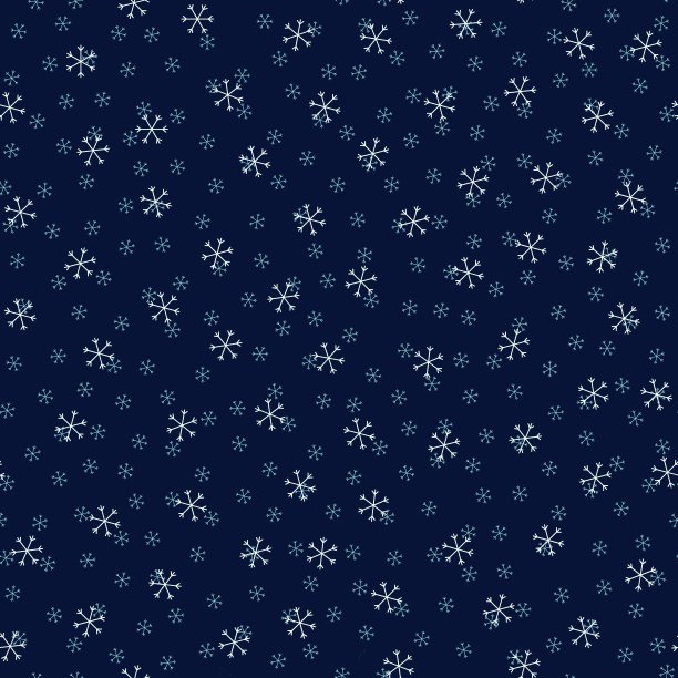 无缝圣诞图案涂鸦与手随意绘制雪花。礼物包装纸，有趣的纺织品印花，设计，装饰，食品包装，背景。新年。光栅副本。蓝白图片下载