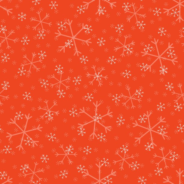 无缝圣诞图案涂鸦与手随意绘制雪花。礼物包装纸，有趣的纺织品印花，设计，装饰，食品包装，背景。新年。光栅副本。珊瑚,粉红色图片下载