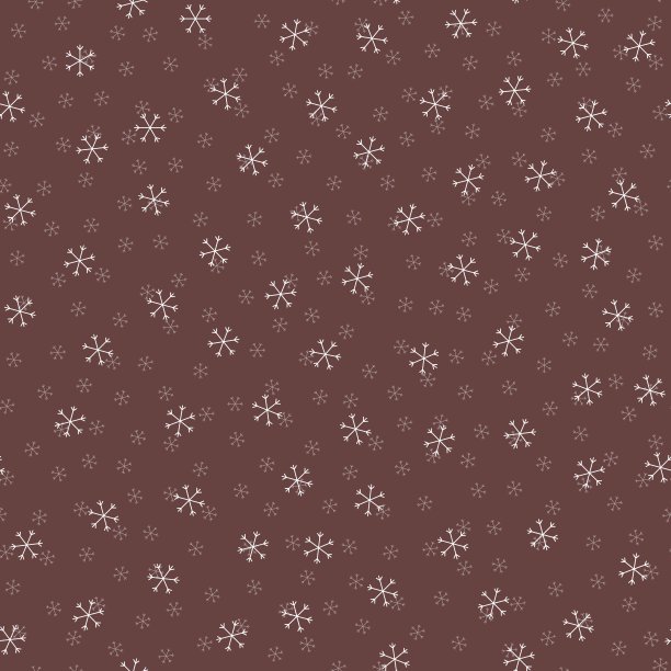 无缝圣诞图案涂鸦与手随意绘制雪花。礼物包装纸，有趣的纺织品印花，设计，装饰，食品包装，背景。新年。光栅副本。咖啡的颜色白色图片下载