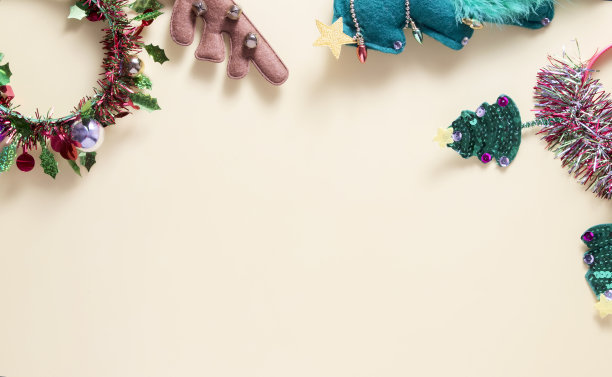 新年前夕有拷贝空间的圣诞派对图片下载