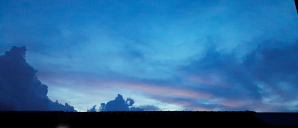 下午多云的天空图片下载