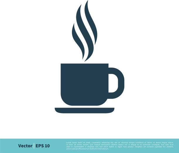 杯咖啡咖啡馆标识图标标识模板设计图片下载
