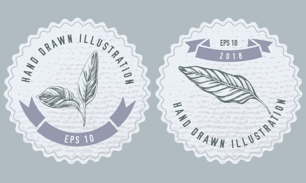 单色标签设计用的图片下载