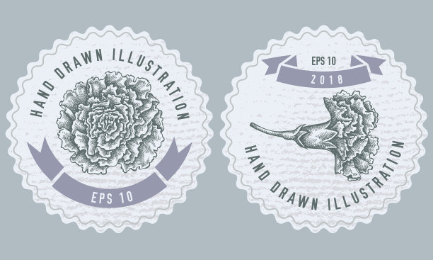 单色标签设计用的图片下载