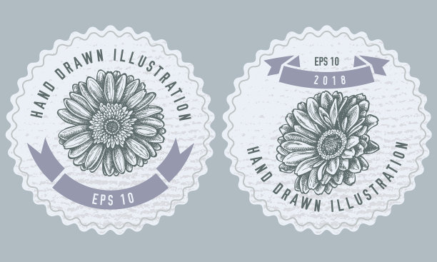 单色标签设计用的图片下载