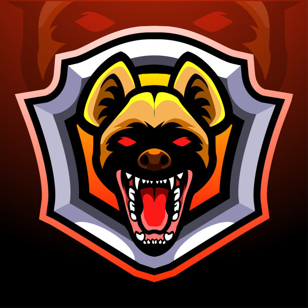 鬣狗的吉祥物。国务委员标志设计图片下载