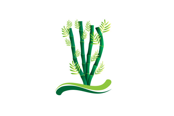 竹幸运植物图标向量图片下载