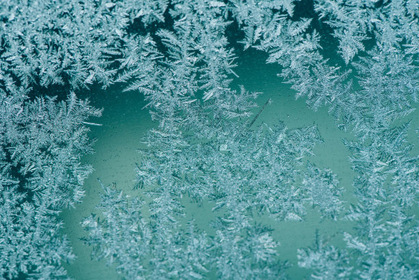 霜冰晶体背景图片下载
