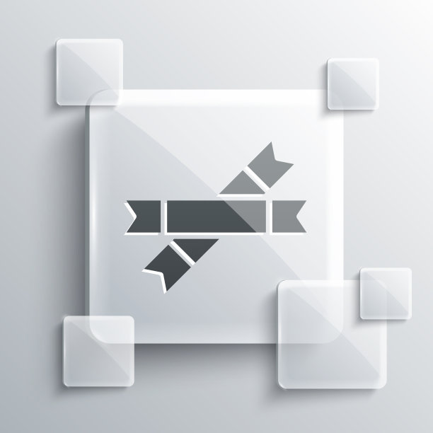 灰色糖棒包图标孤立在灰色图片下载