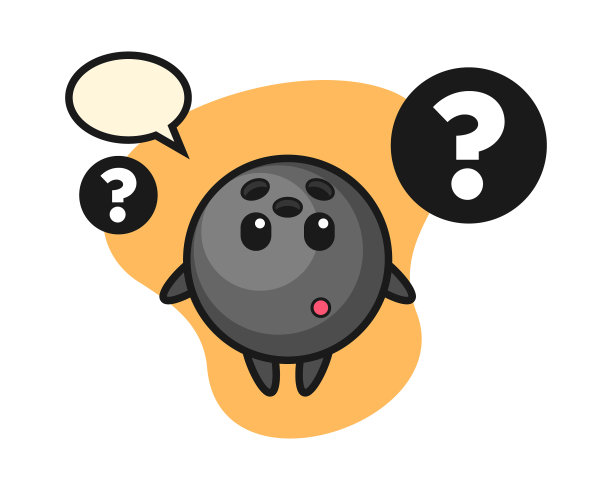 带问号的保龄球卡通图片下载