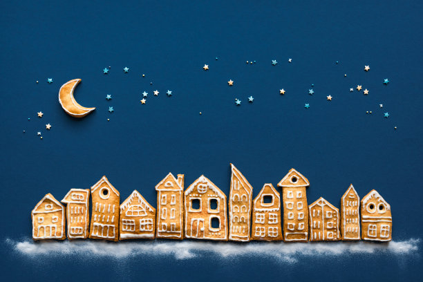 圣诞饼干村图片下载