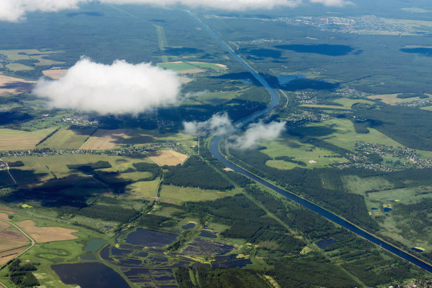 窗外的莫斯科运河图片下载