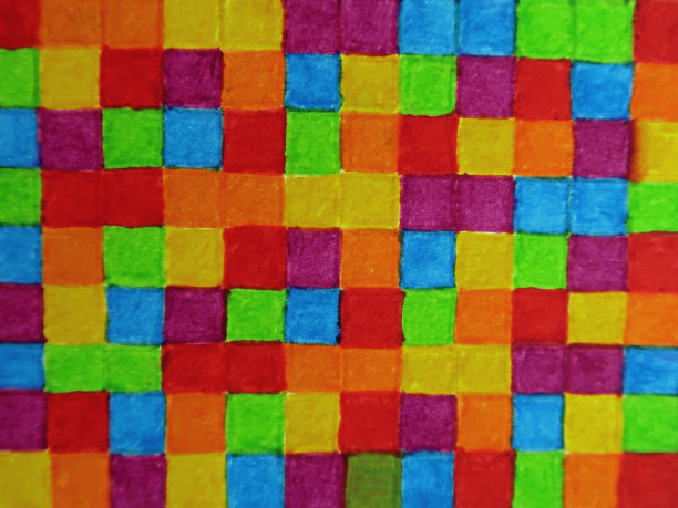 背景抽象模式。多色方格的网格图片下载
