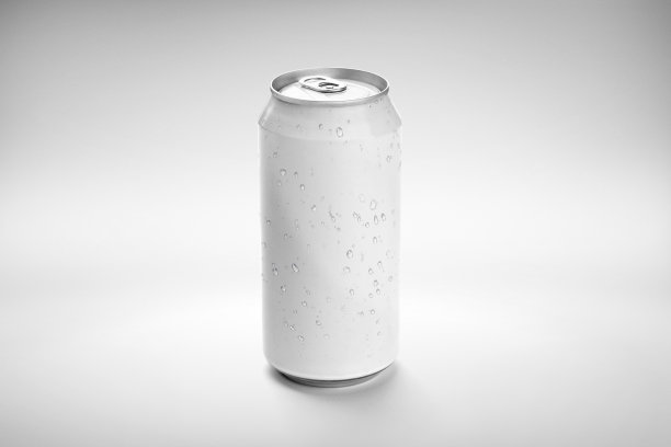 白色空汽水罐隔离图片下载